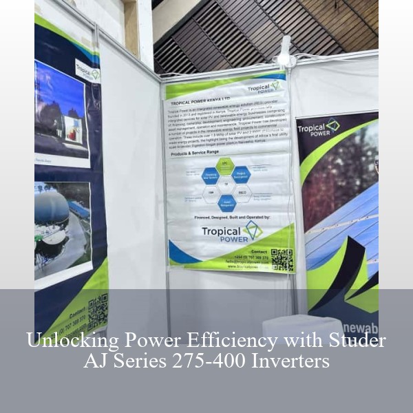 Unlocking Power Efficiency with Studer AJ Series 275-400 Inverters